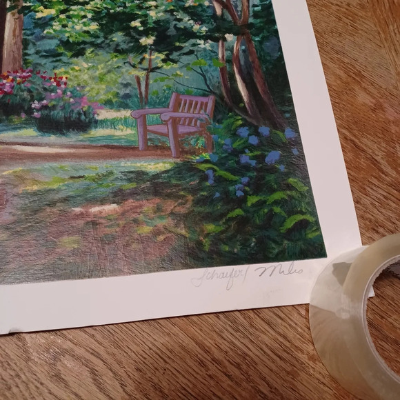 SCHAEFER MILES SIGNED AND NUMBERED ART WORK LOT OF 3 PAINTING/PRINTS 1 LARGE 2 S - Picture 2 of 16